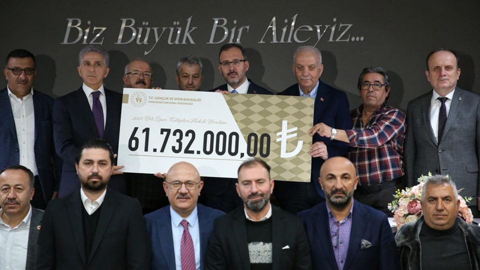 Gençlik ve Spor Bakanlığından amatör kulüplere destek