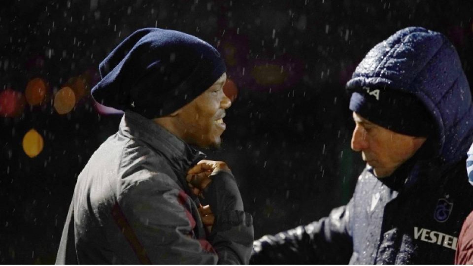 Trabzonspor’da Nwakaeme takımla çalıştı